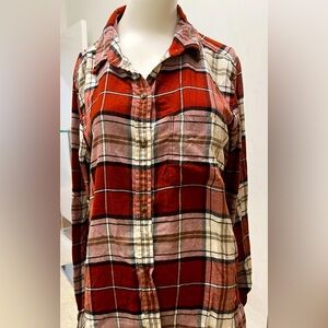 NWT - AMERICAN EAGLE FLANNEL SHIRT , SIZE LARGE
